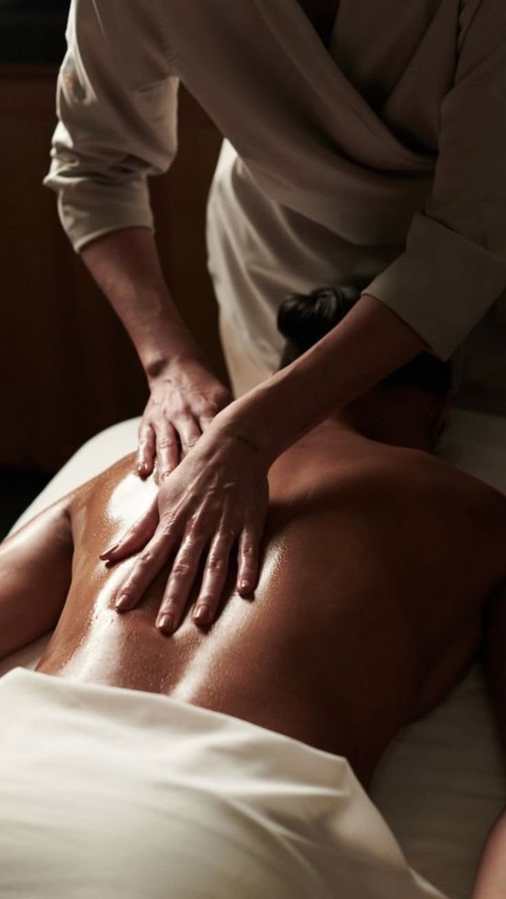 Deep tissue massage treatment at Royal Aura Spa Space
